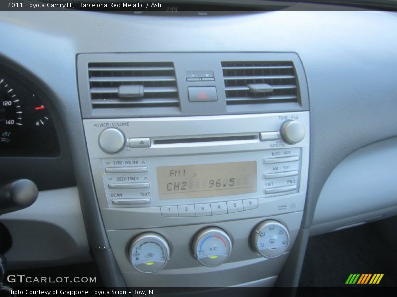 Barcelona Red Metallic / Ash 2011 Toyota Camry LE