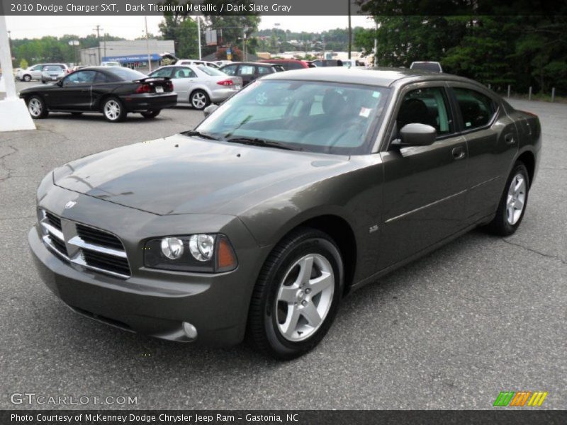 Dark Titanium Metallic / Dark Slate Gray 2010 Dodge Charger SXT