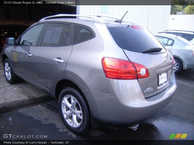 Gotham Gray / Black 2010 Nissan Rogue SL AWD