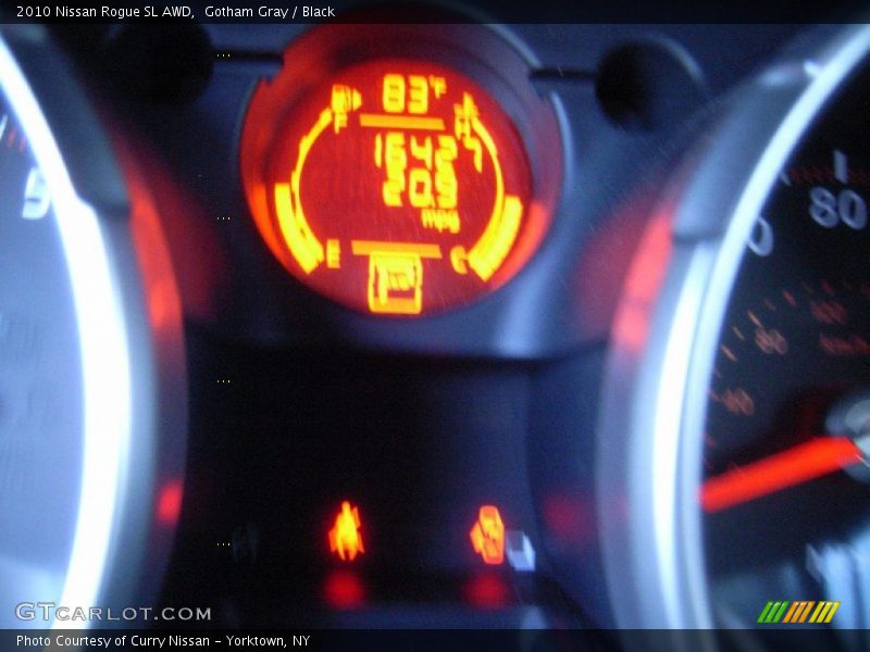 Gotham Gray / Black 2010 Nissan Rogue SL AWD