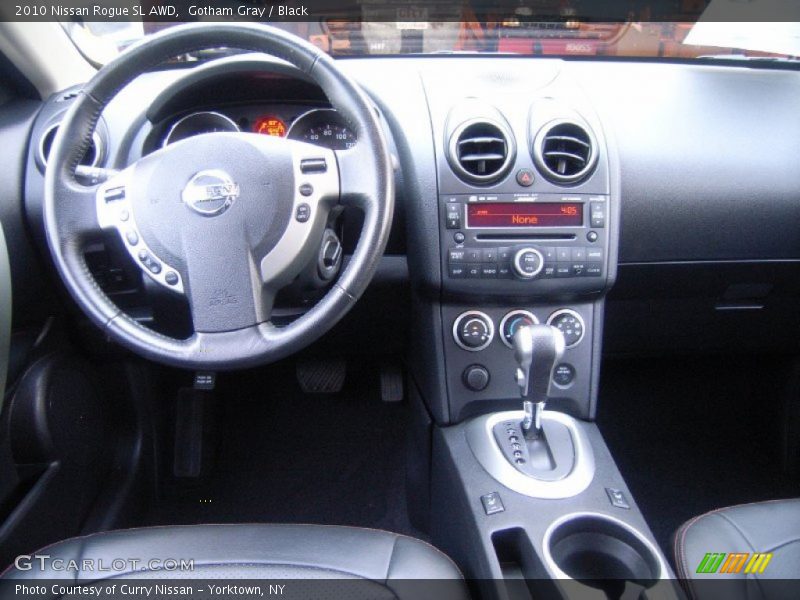 Gotham Gray / Black 2010 Nissan Rogue SL AWD