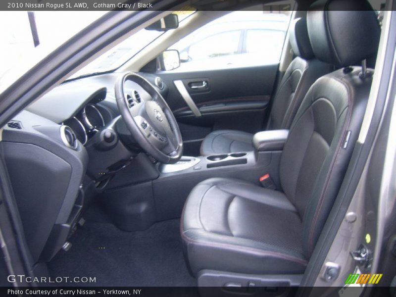 Gotham Gray / Black 2010 Nissan Rogue SL AWD