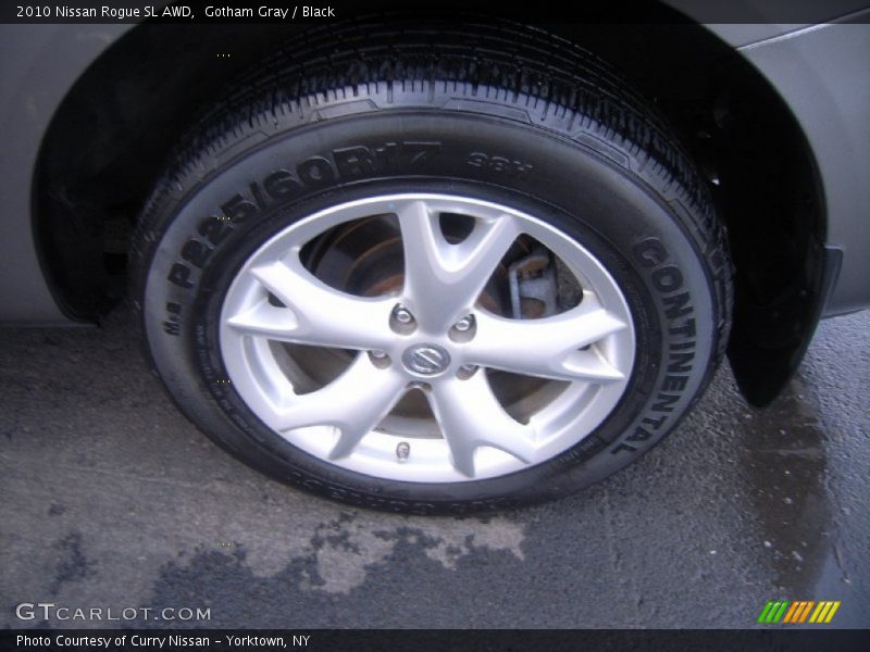 Gotham Gray / Black 2010 Nissan Rogue SL AWD