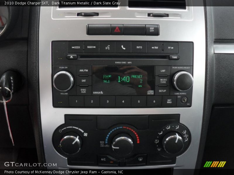 Dark Titanium Metallic / Dark Slate Gray 2010 Dodge Charger SXT