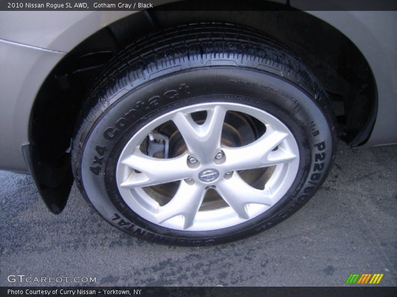 Gotham Gray / Black 2010 Nissan Rogue SL AWD