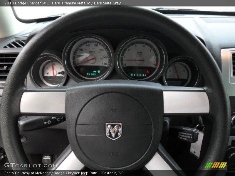 Dark Titanium Metallic / Dark Slate Gray 2010 Dodge Charger SXT