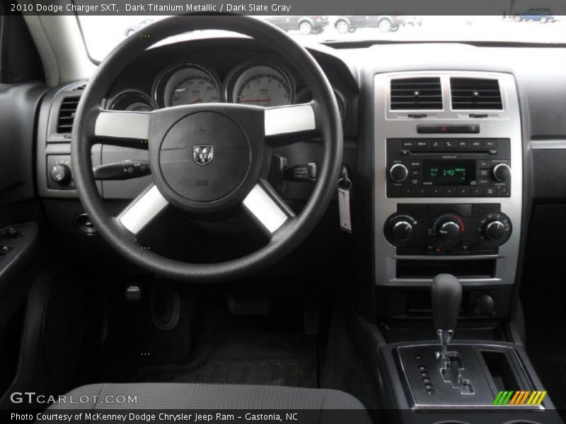 Dark Titanium Metallic / Dark Slate Gray 2010 Dodge Charger SXT