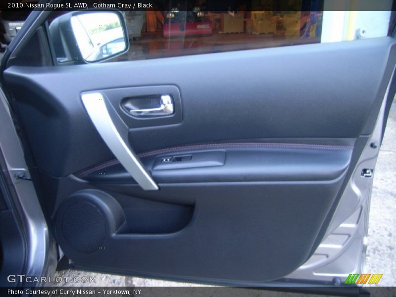 Gotham Gray / Black 2010 Nissan Rogue SL AWD