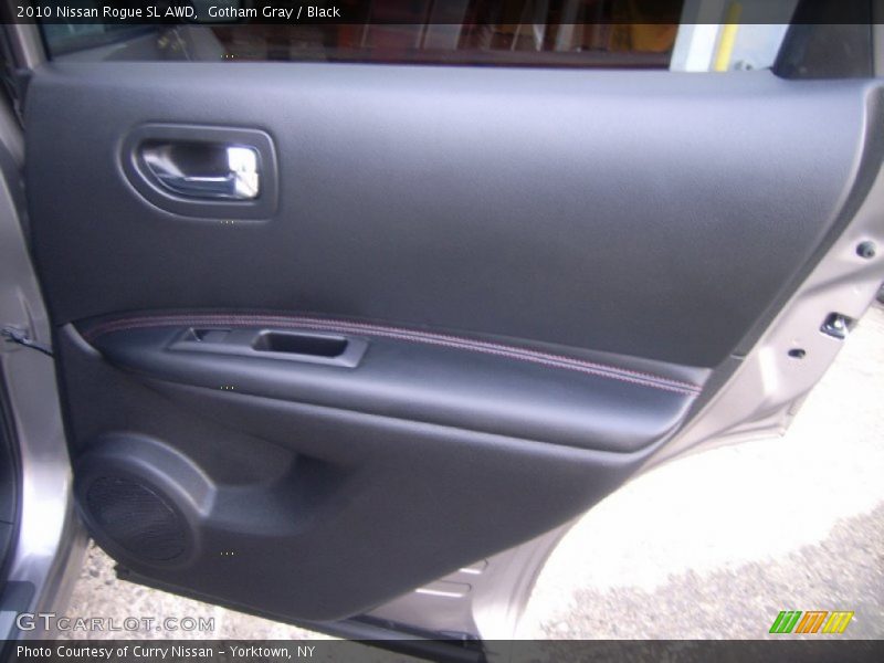 Gotham Gray / Black 2010 Nissan Rogue SL AWD
