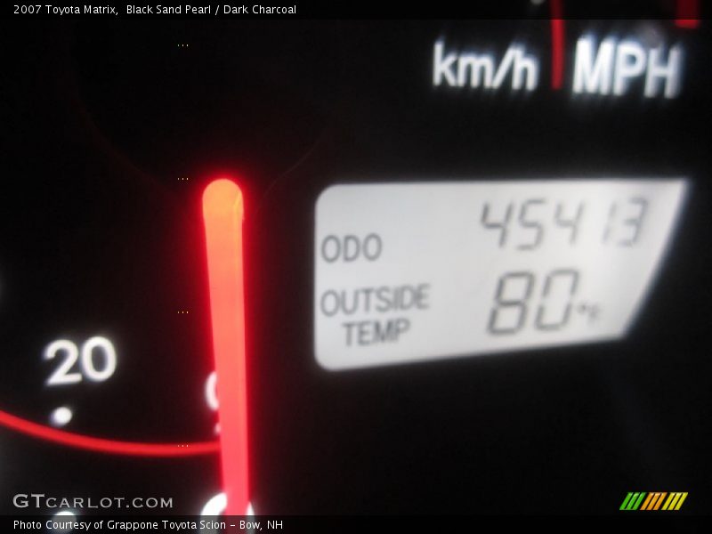 Black Sand Pearl / Dark Charcoal 2007 Toyota Matrix