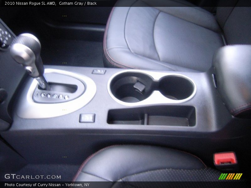 Gotham Gray / Black 2010 Nissan Rogue SL AWD