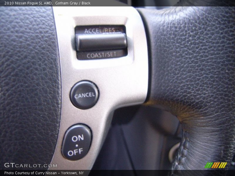Gotham Gray / Black 2010 Nissan Rogue SL AWD