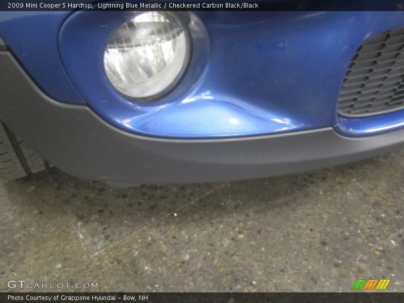 Lightning Blue Metallic / Checkered Carbon Black/Black 2009 Mini Cooper S Hardtop