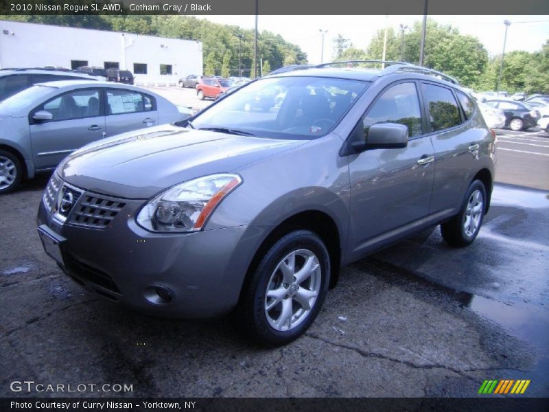 Gotham Gray / Black 2010 Nissan Rogue SL AWD