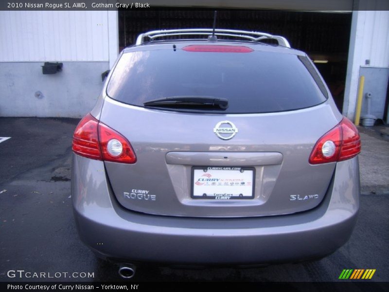 Gotham Gray / Black 2010 Nissan Rogue SL AWD