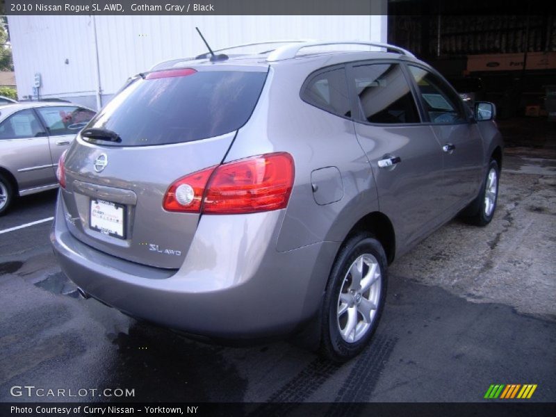 Gotham Gray / Black 2010 Nissan Rogue SL AWD