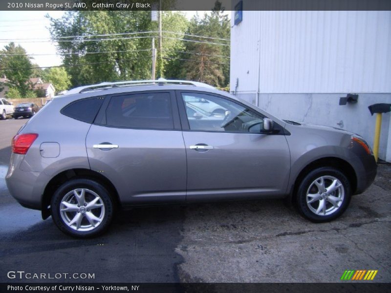 Gotham Gray / Black 2010 Nissan Rogue SL AWD
