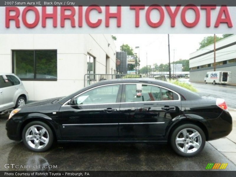 Black Onyx / Gray 2007 Saturn Aura XE