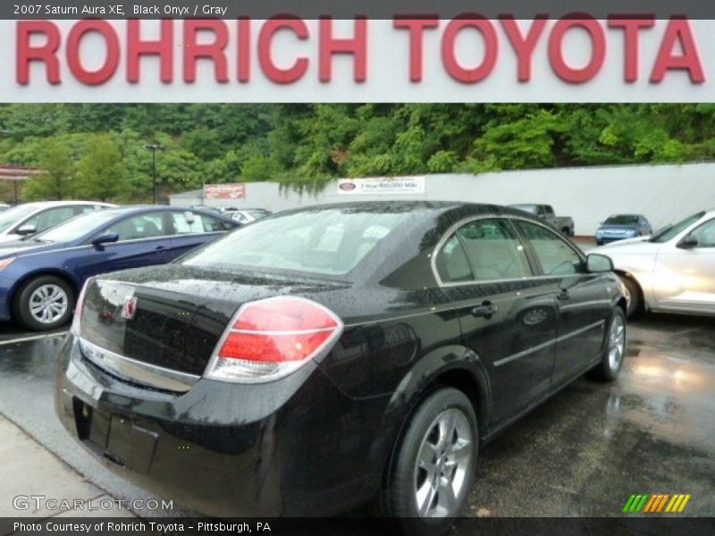 Black Onyx / Gray 2007 Saturn Aura XE