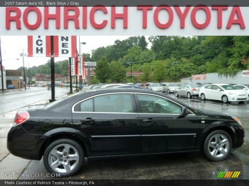 Black Onyx / Gray 2007 Saturn Aura XE