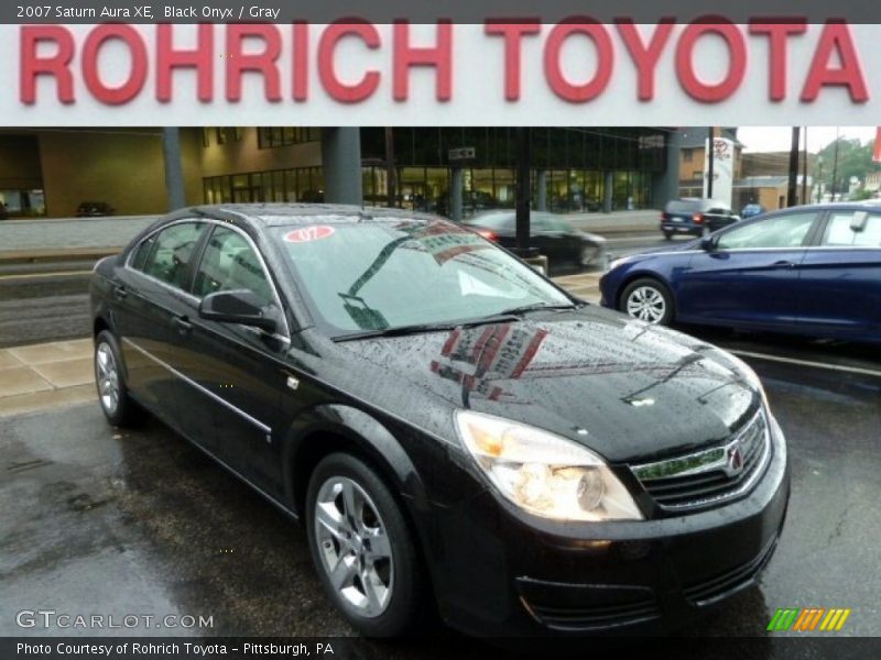 Black Onyx / Gray 2007 Saturn Aura XE