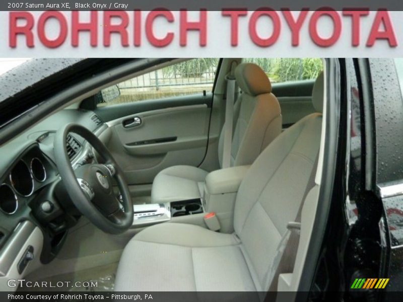 Black Onyx / Gray 2007 Saturn Aura XE