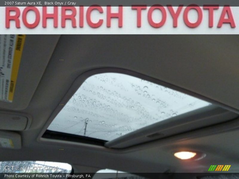 Black Onyx / Gray 2007 Saturn Aura XE