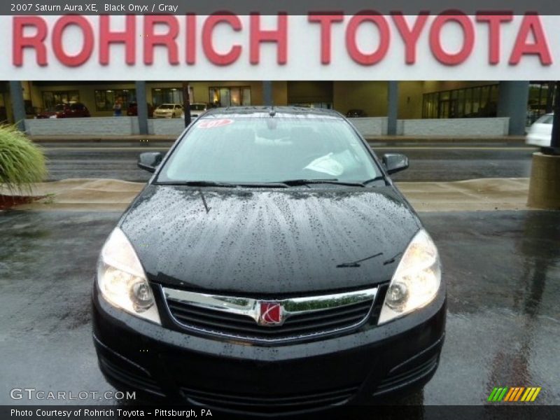 Black Onyx / Gray 2007 Saturn Aura XE