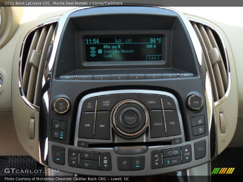 Mocha Steel Metallic / Cocoa/Cashmere 2011 Buick LaCrosse CXS