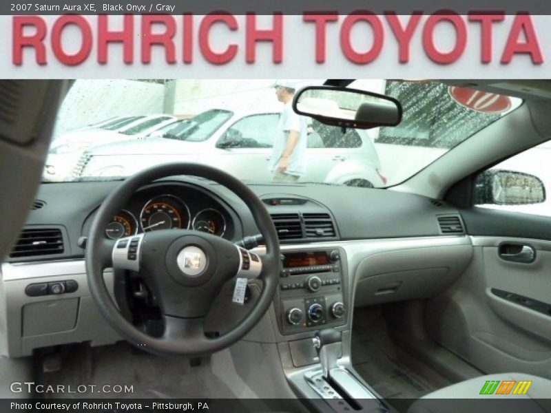 Black Onyx / Gray 2007 Saturn Aura XE