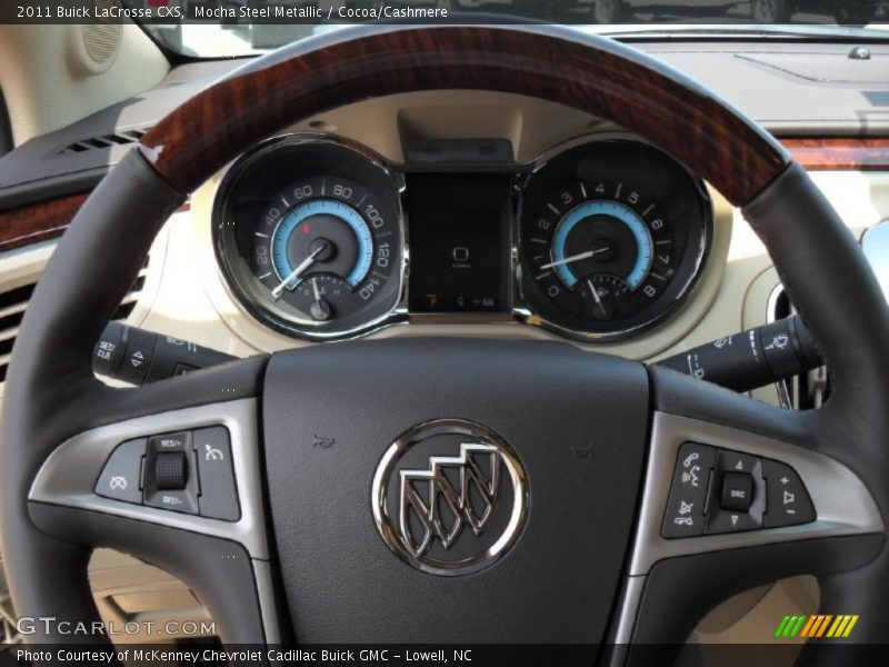 Mocha Steel Metallic / Cocoa/Cashmere 2011 Buick LaCrosse CXS