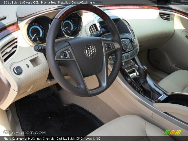 Mocha Steel Metallic / Cocoa/Cashmere 2011 Buick LaCrosse CXS