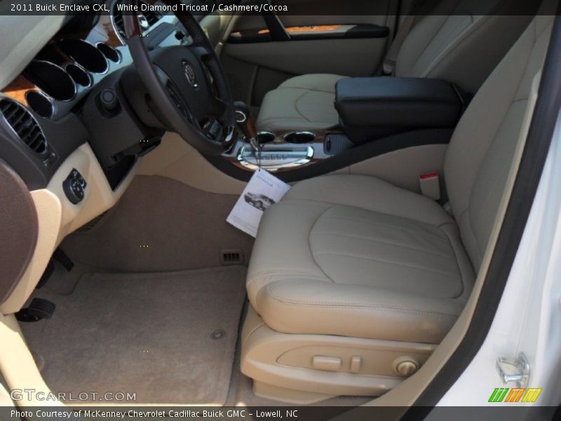 White Diamond Tricoat / Cashmere/Cocoa 2011 Buick Enclave CXL