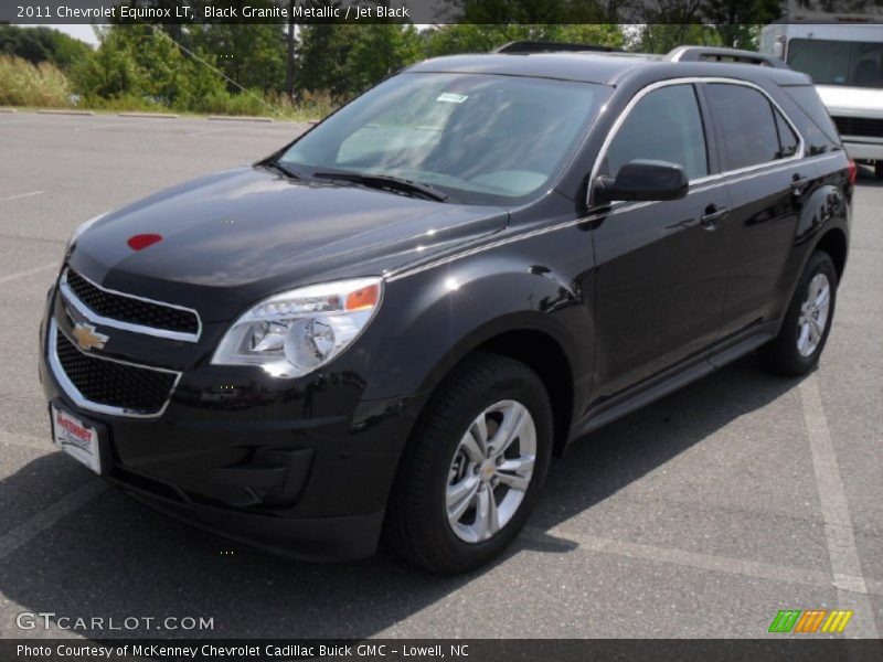 Black Granite Metallic / Jet Black 2011 Chevrolet Equinox LT