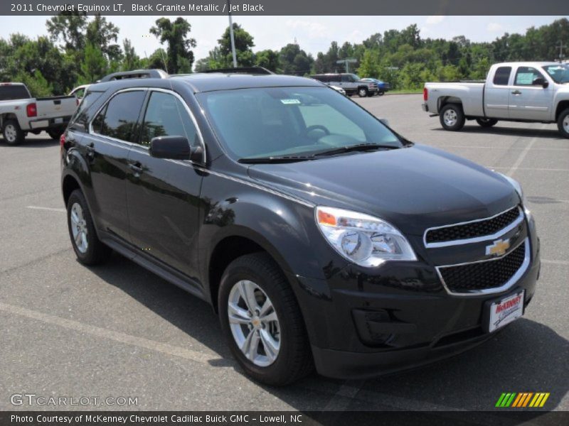 Black Granite Metallic / Jet Black 2011 Chevrolet Equinox LT