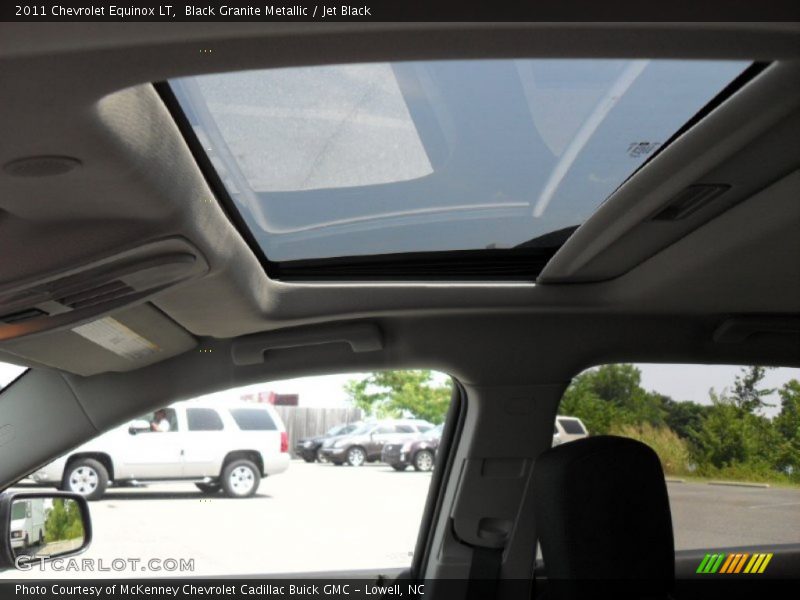 Black Granite Metallic / Jet Black 2011 Chevrolet Equinox LT