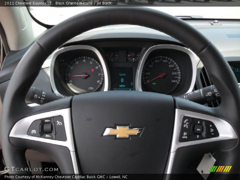 Black Granite Metallic / Jet Black 2011 Chevrolet Equinox LT