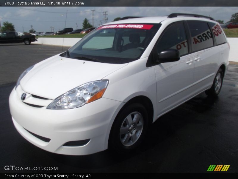 Natural White / Stone 2008 Toyota Sienna LE