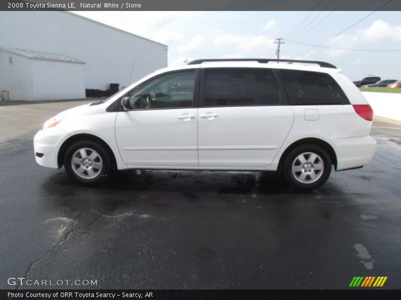 Natural White / Stone 2008 Toyota Sienna LE