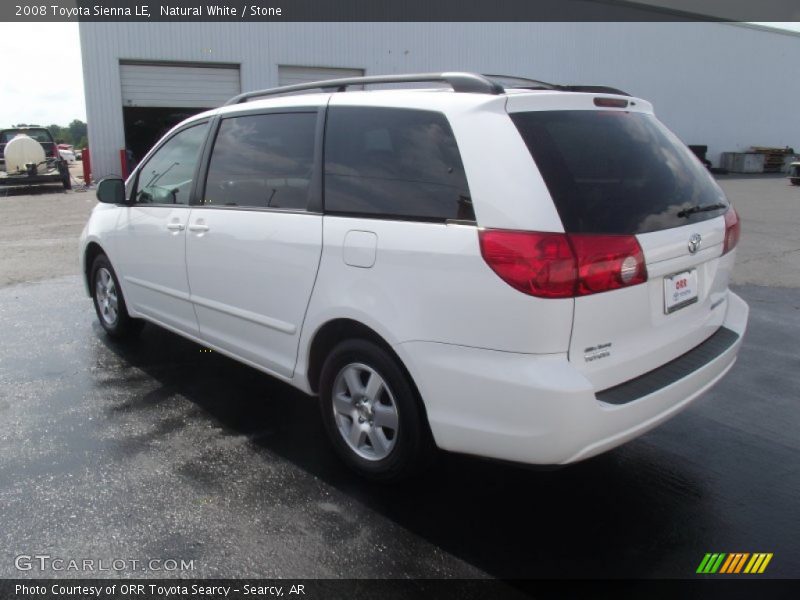 Natural White / Stone 2008 Toyota Sienna LE