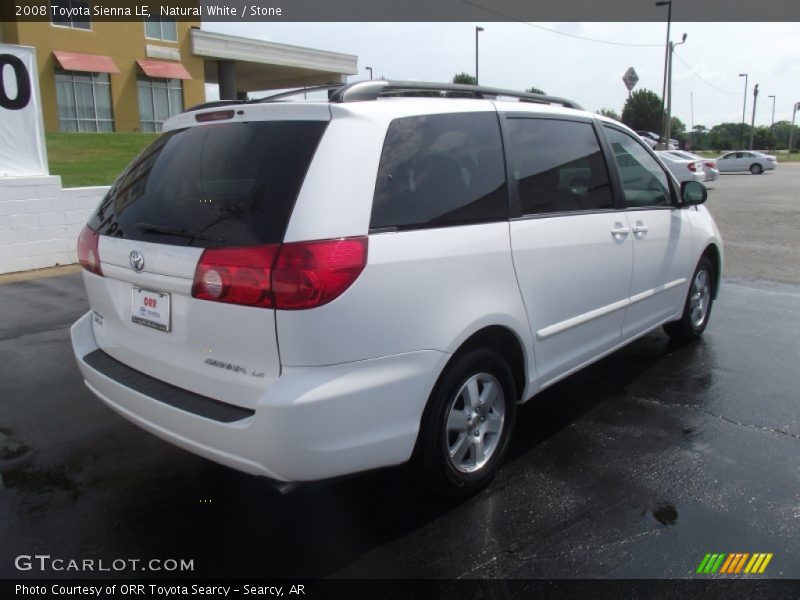 Natural White / Stone 2008 Toyota Sienna LE