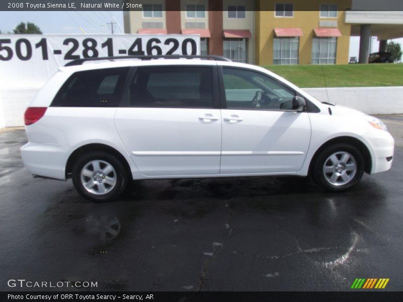 Natural White / Stone 2008 Toyota Sienna LE
