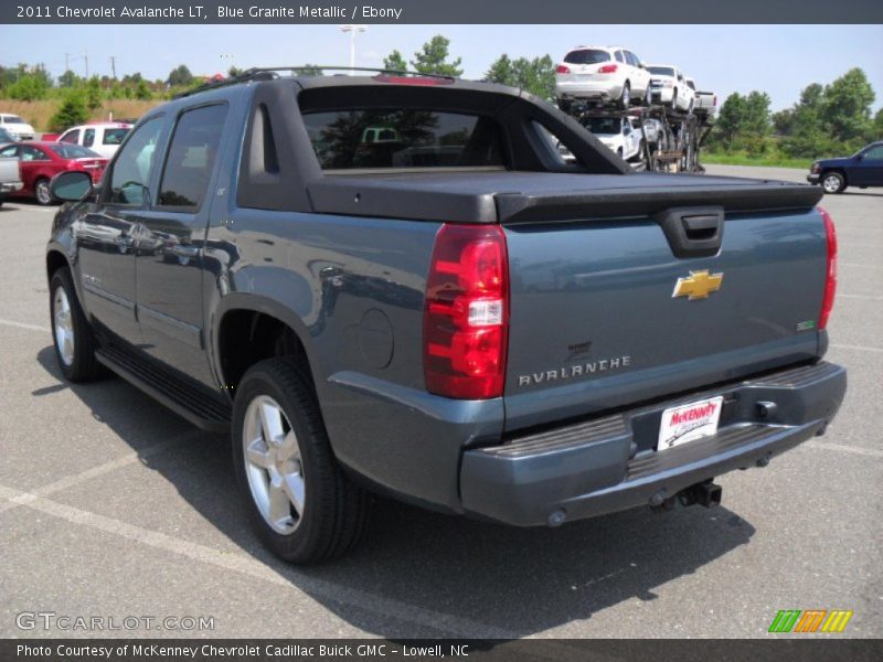 Blue Granite Metallic / Ebony 2011 Chevrolet Avalanche LT