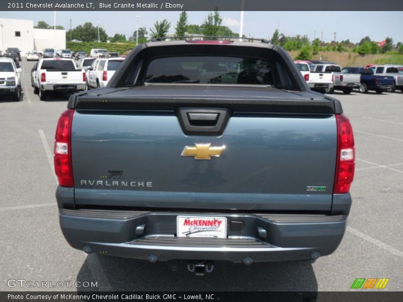 Blue Granite Metallic / Ebony 2011 Chevrolet Avalanche LT
