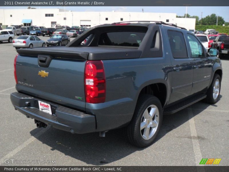 Blue Granite Metallic / Ebony 2011 Chevrolet Avalanche LT