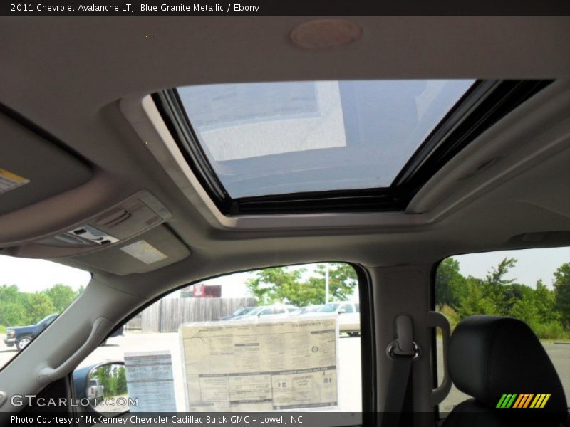 Blue Granite Metallic / Ebony 2011 Chevrolet Avalanche LT