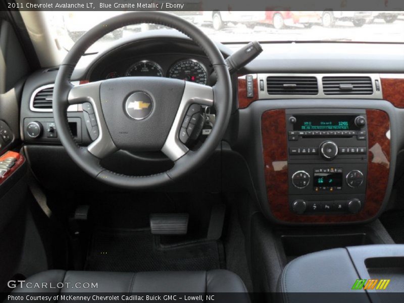 Blue Granite Metallic / Ebony 2011 Chevrolet Avalanche LT