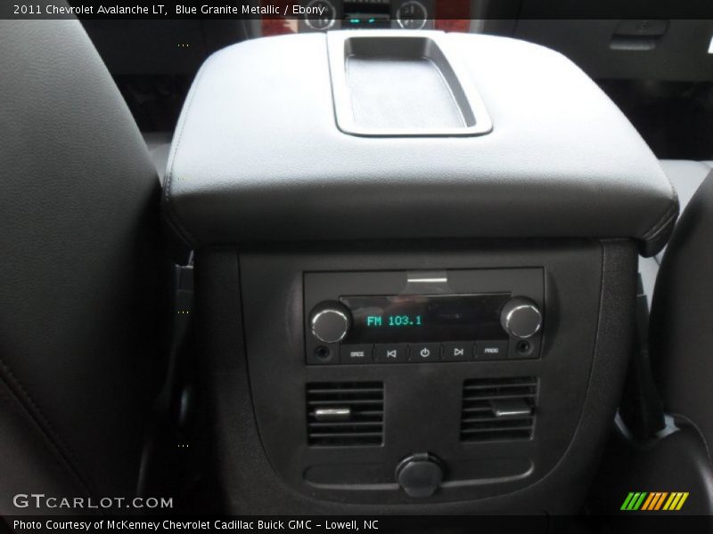 Blue Granite Metallic / Ebony 2011 Chevrolet Avalanche LT