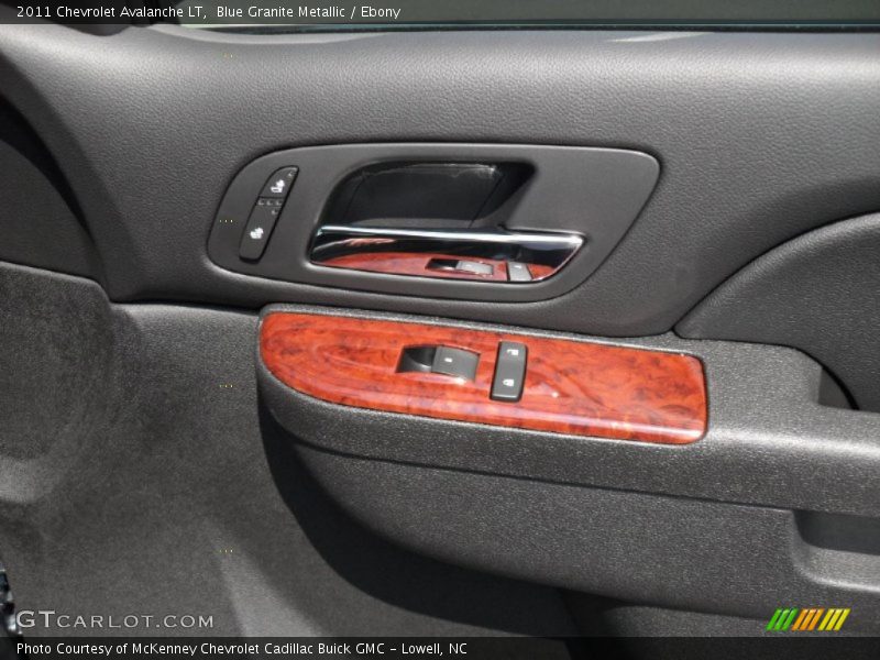 Blue Granite Metallic / Ebony 2011 Chevrolet Avalanche LT