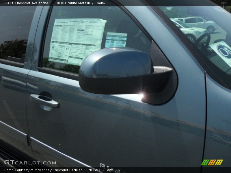 Blue Granite Metallic / Ebony 2011 Chevrolet Avalanche LT